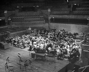 880335 Afbeelding van de generale repetitie van het Utrechts Symphonie Orkest (U.S.O.) voor het openingsconcert in ...